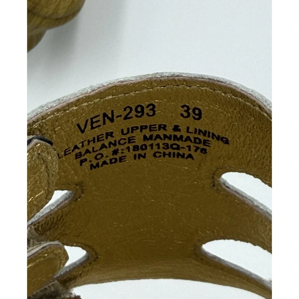 Alegria Venice Sandals Women's Size 9 (39) Gold Your Own Way Leather Comfort NIB - Picture 9 of 11